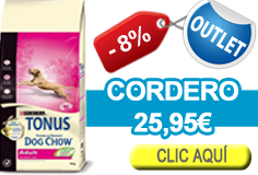 TONUS CORDERO SACO 15KG A 25,95€