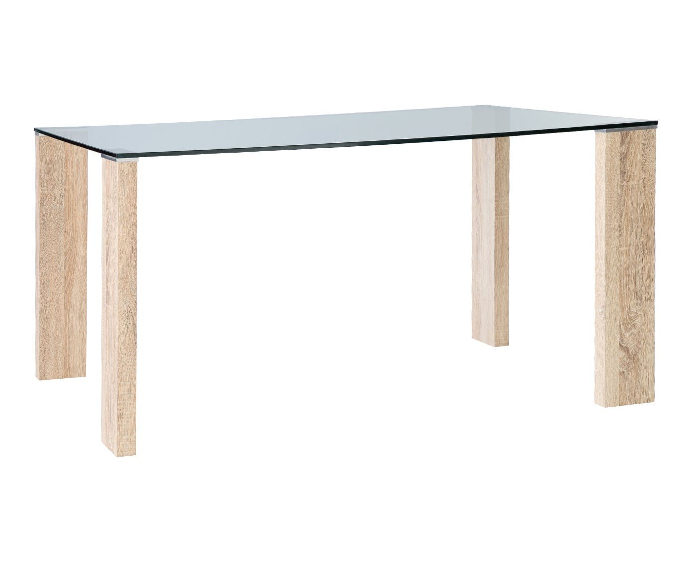 Mesa comedor moderna tapa de cristal 999-63 | Mobles Sedaví