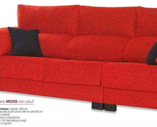 Sofá moderno con chaisse-longue 1028/2
