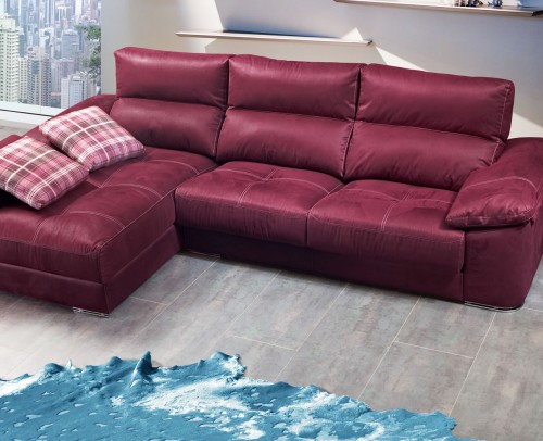 Sofá moderno con chaiselongue diseño 1140-8