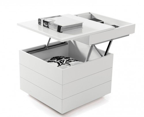 Mesa rincón centro cubo kubo elevable diseño 194-190