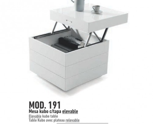 Mesa rincón centro cubo kubo elevable 194-191