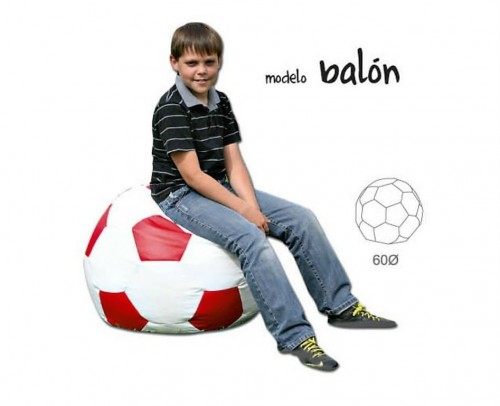 Puff pera cojin saco decoracion tapizaria 1154-balon