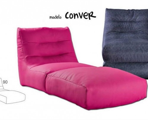 Puff cama cojin saco decoracion tapizaria 1154-conver