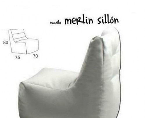 Puff sillon cojin saco decoracion 1154-merlin