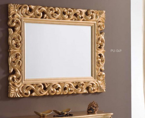 Espejo decoración rectangular oro plata 916-049