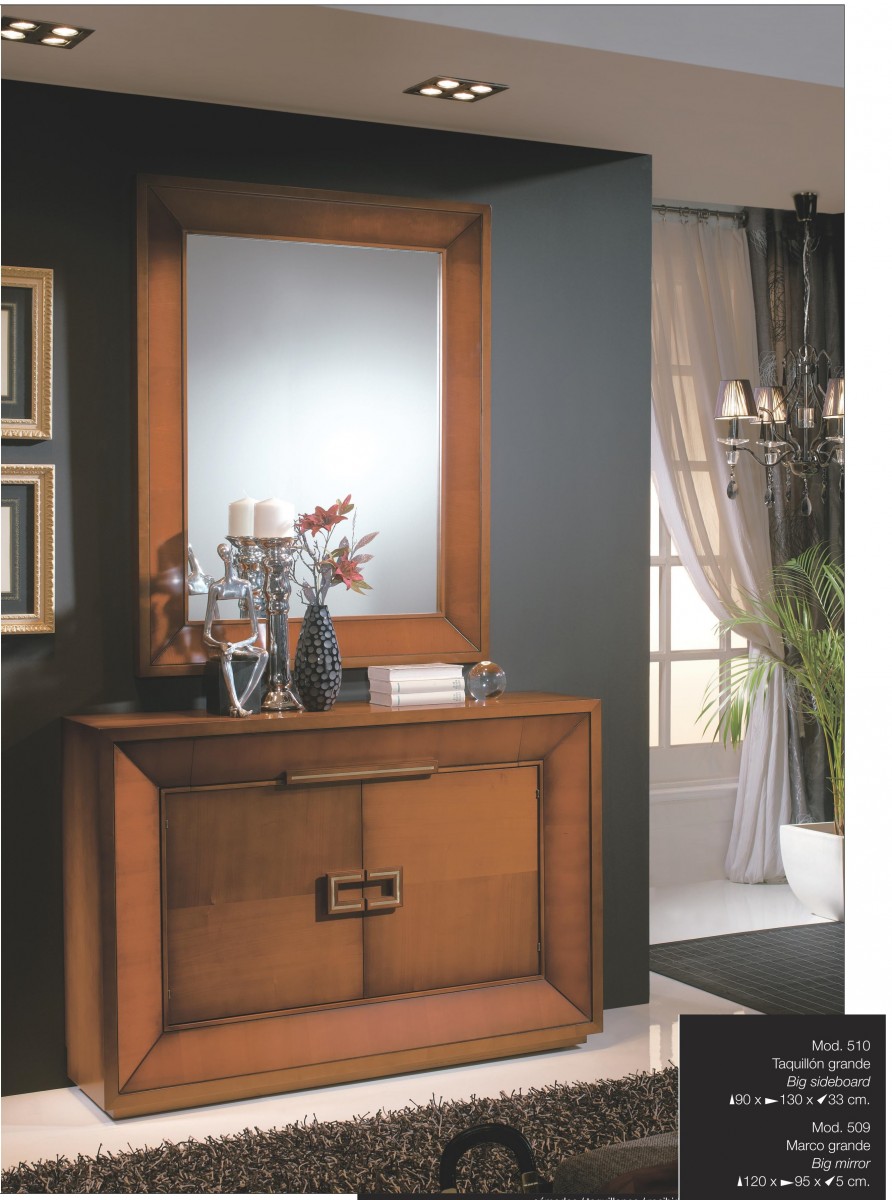 Recibidor clásico colonial madera diseño 667-510 | Mobles Sedaví