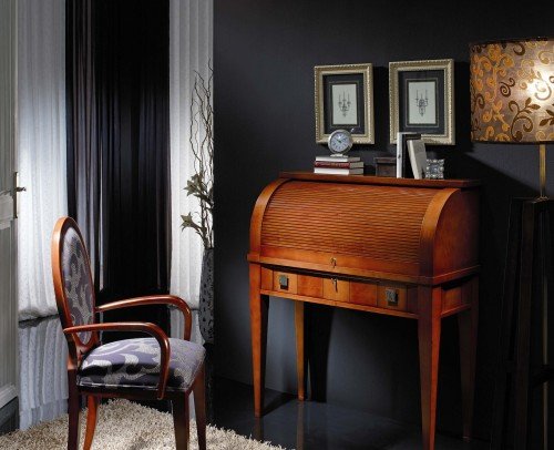 Mueble buró recibidor clásico colonial 667-511