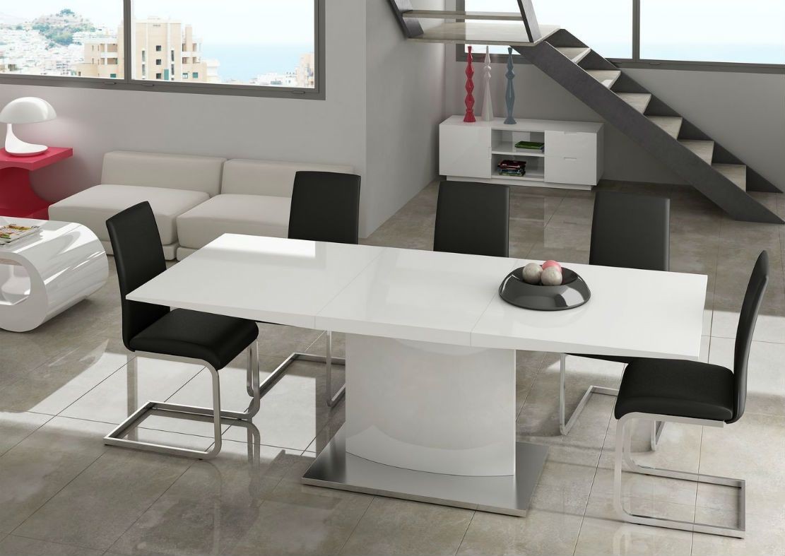 Mesa comedor moderna diseño metalica | Mobles Sedaví