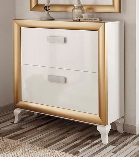 Zapatero moderno lacado 194-2014-2017 Capuchino | Mobles Sedaví