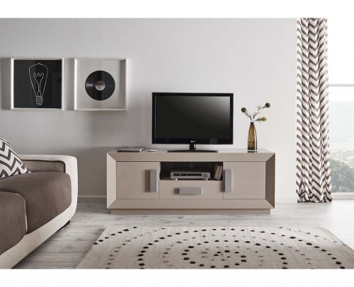 Mesa TV moderna lacado brillo 194-2012 Arena
