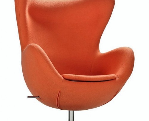 Sillon relax diseño moderno giratorio 1334-eg-66 naranja