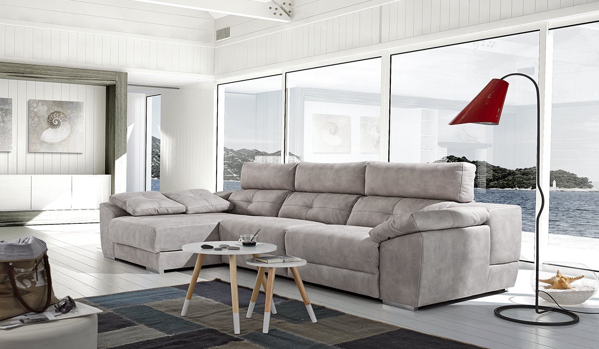 Sofá moderno, gris 104112 Mobles Sedaví