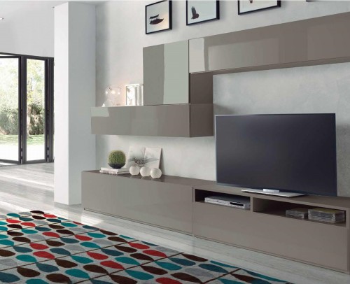 Mueble comedor moderno lacado brillo/mate 916-Venecia