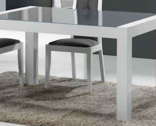 Mesa comedor moderna lacado blanco 116-50