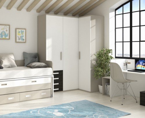 Cuna convertible dormitorio juvenil 620-157