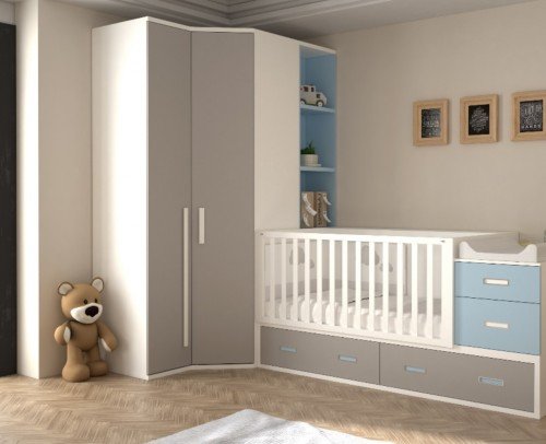 Cuna convertible dormitorio juvenil 620-156