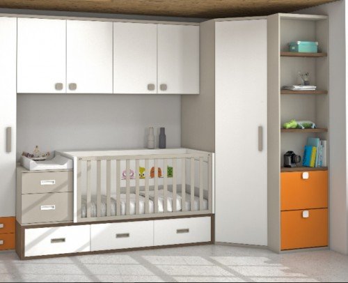 Cuna convertible dormitorio juvenil 620-152