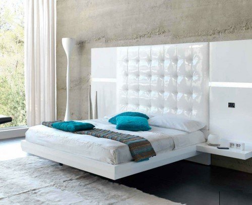 Dormitorio matrimonio moderno lacado brillo madera 11-33
