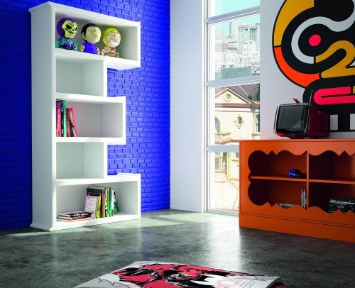 Estantería moderna lacada 481-0802E