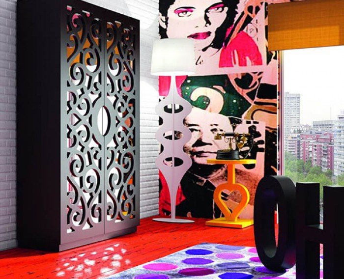 Vitrina moderna lacada 481-0302S | Mobles Sedaví