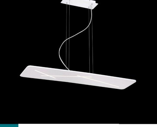 Lámpara LED de techo para salón metálica moderna 1099-32