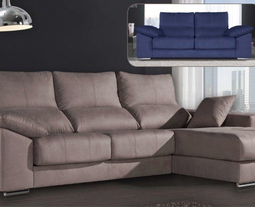 Sofá chaise longue moderno 1232-03