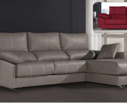Sofá chaise longue moderno 1232-05