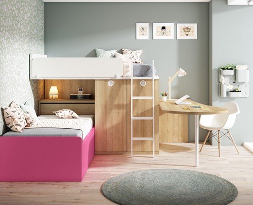 Dormitorio juvenil moderno 270-035