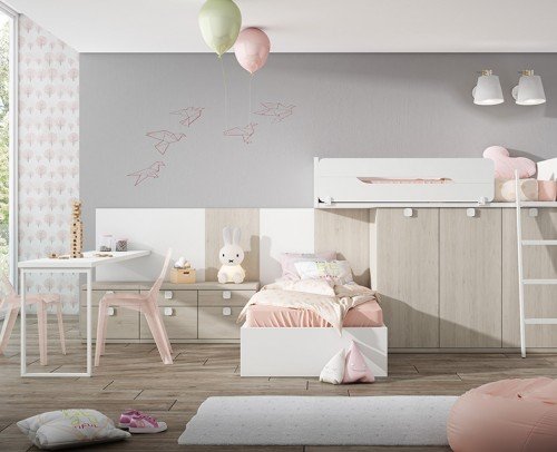 Dormitorio juvenil moderno 270-034