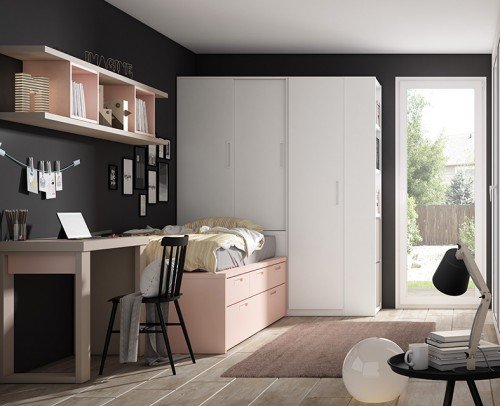 Dormitorio juvenil moderno 270-003