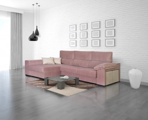 Sofá chaise longue moderno diseño 1303-03