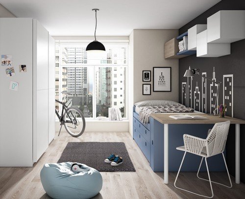 Dormitorio juvenil moderno 270-004