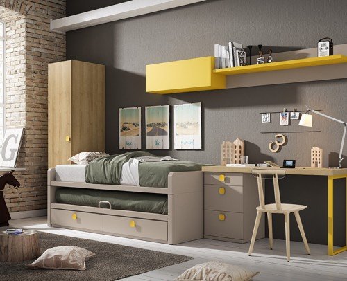 Dormitorio juvenil moderno 270-014