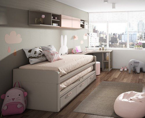 Dormitorio juvenil moderno 270-016