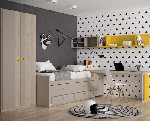 Dormitorio juvenil moderno 270-019