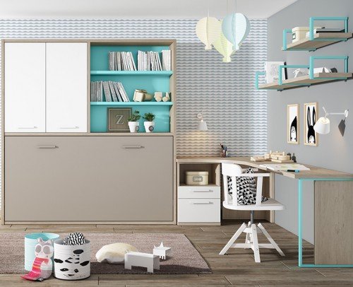 Dormitorio juvenil moderno 270-039