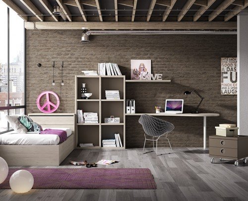 Dormitorio juvenil moderno 270-049