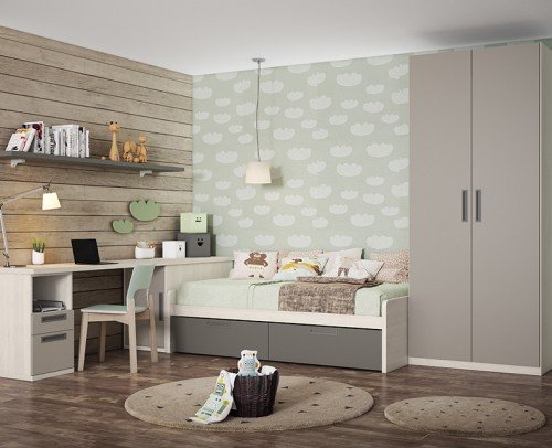 Dormitorio juvenil moderno 270-021