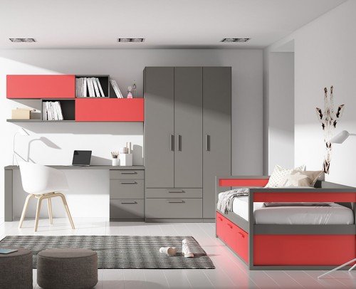Dormitorio juvenil moderno 270-026
