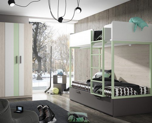 Dormitorio juvenil moderno 270-036
