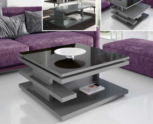 Mesa de centro moderna elevable 194-2052