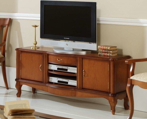 Mueble TV clásico cerezo 194-903