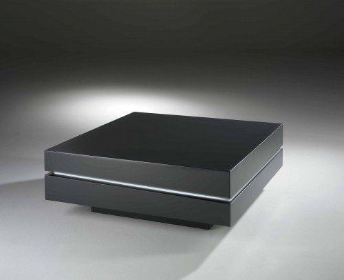 Mesa de centro moderna gris con led 393-4685