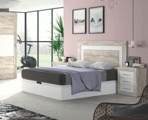 Dormitorio matrimonio vintage colonial 60-267