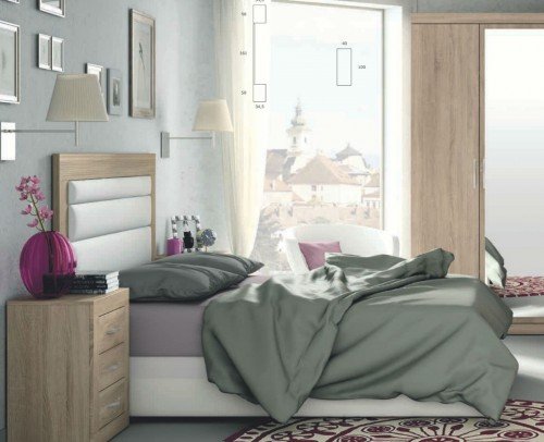 Dormitorio matrimonio vintage colonial 60-277