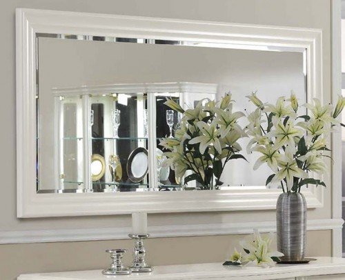 Espejo decoración clásico beige 194-909