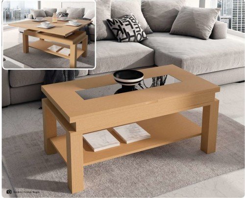 Mesa de centro moderna convertible comedor 194-207