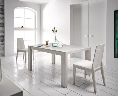 Mesa de comedor moderna extensible 14-E1