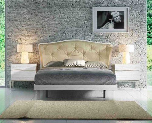 Dormitorio matrimonio moderno lacado brillo madera 11-06